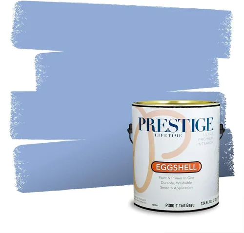 Miniatura 1060 de Pintura Exterior + imprimación PRESTIGE, todo-en-uno, 1 galón, acabado mate, color comparable al Valspar* Royal Gray* VS151-Gris real