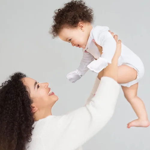 Miniatura 2 de 9 pares de manoplas para recién nacidos, niños y niñas de 0 a 6 meses, guantes de color sólido sin arañazos