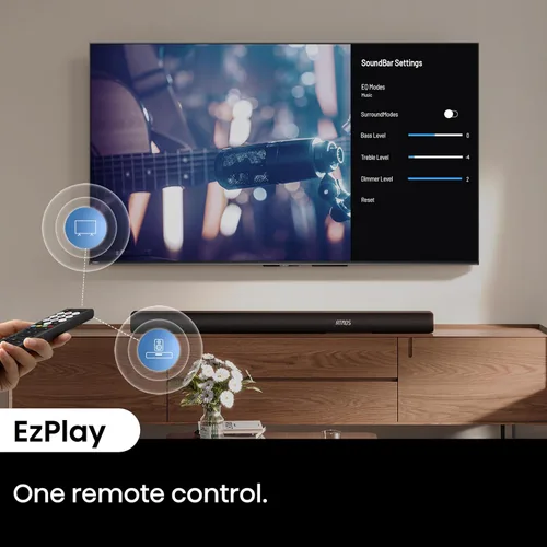 Miniatura 8 de Hisense AX3100Q Barra de Sonido de 3.1 Canales con Subwoofer Inalámbrico, Dolby Atmos, DTS:X, Bluetooth 5.3, Compatible con Roku TV