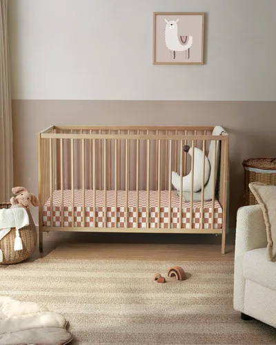 Miniatura 93 de Blissful Diary Sábanas de muselina para cuna para niñas, sábana de bebé de algodón suave bohemio para colchón de cuna estándar de 52 x 28 pulgadas
