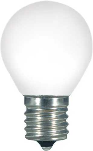 Miniatura 25 de Satco S9176 LED T6 Frost 2700K Bombilla base de candelabro, 0.8W
