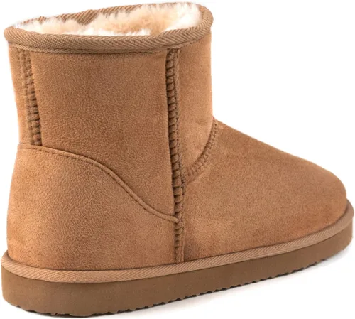 Miniatura 4 de Zizor Pantuflas cortas acogedoras para mujer, cálidas, de invierno, con forro mullido