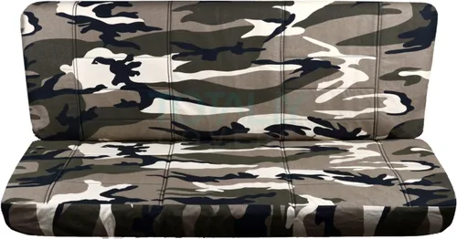 Miniatura 11 de Totally Covers Fundas de asiento compatibles con camuflaje para camioneta Ford F-150 F-250 F-350 (asiento trasero banco sólido) con/sin respaldo