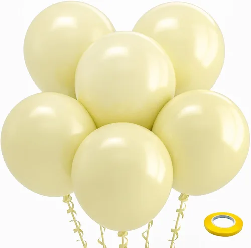 Miniatura 187 de Bezente - Globos de 12 pulgadas de látex con confeti para bodas, graduaciones, despedidas de soltera y cumpleaños, aptos para helio, dorado, 60