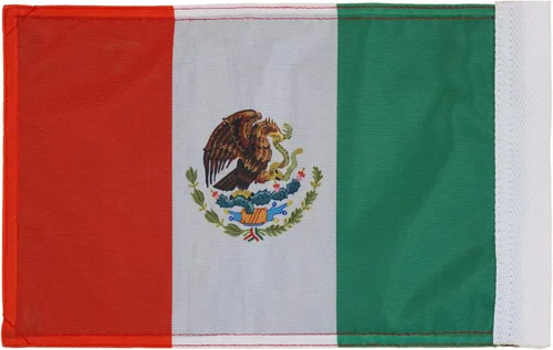 Miniatura 2 de Bandera de Manga Duradera para Barco, Coche y Motocicleta, para Coche y Barco, México 6 x 9 Pulgadas