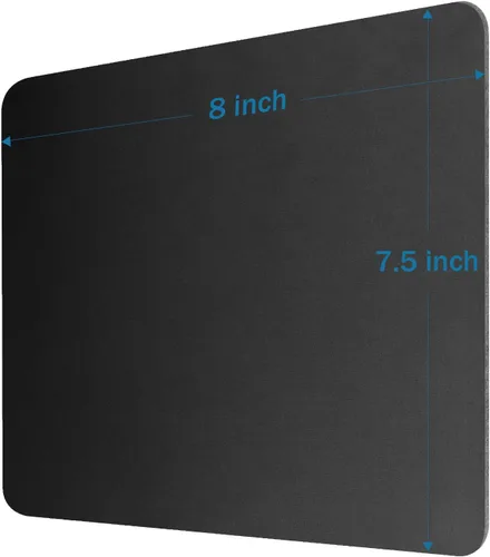 Miniatura 2 de Alfombrilla para mouse de 8.0 x 7.5 x 0.12 pulgadas, base de goma antideslizante con textura de alta calidad, alfombrilla para mouse para oficina