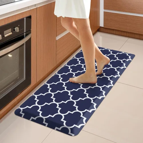 Miniatura 68 de WISELIFE - Tapete antifatiga para piso de 4/5 pulgadas, tapete de cocina antideslizante, impermeable, resistente, ergonómico, cómodo, duradero