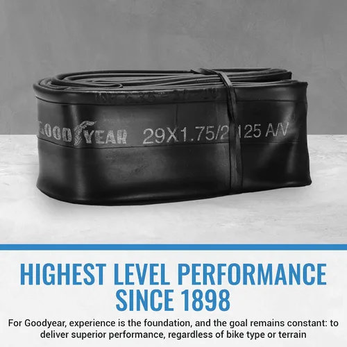 Miniatura 7 de Tubo de Bicicleta Goodyear con Goma de Butilo - Tubos de Bicicleta Confiables para Ciclismo Premium