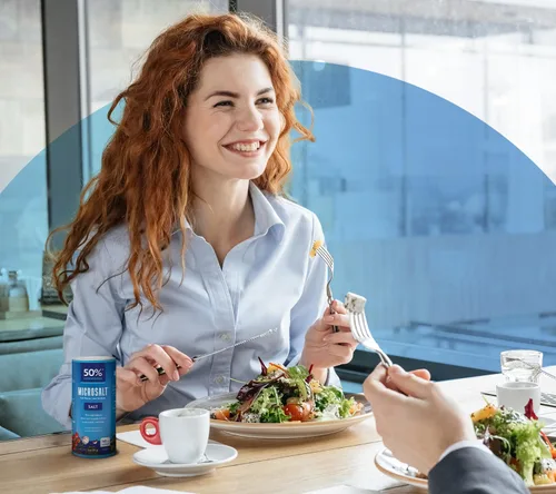 Miniatura 8 de Microsalt 50 % menos de sal de sodio, sustituto de sal regular, sal de condimento para cocinar, condimentar y hornear, sabor completo, menos sodio