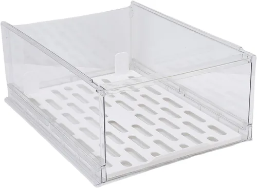 Cajones de almacenamiento apilables, organizador de armario, caja de almacenamiento de PET, organizador de estante transparente apilable para