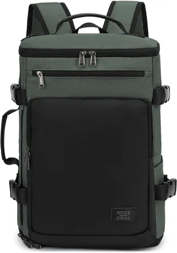 Miniatura 32 de Kalesi Bolsa de lona para gimnasio, 4 vías, impermeable, con compartimento para zapatos, para viajes, deporte, senderismo, laptop