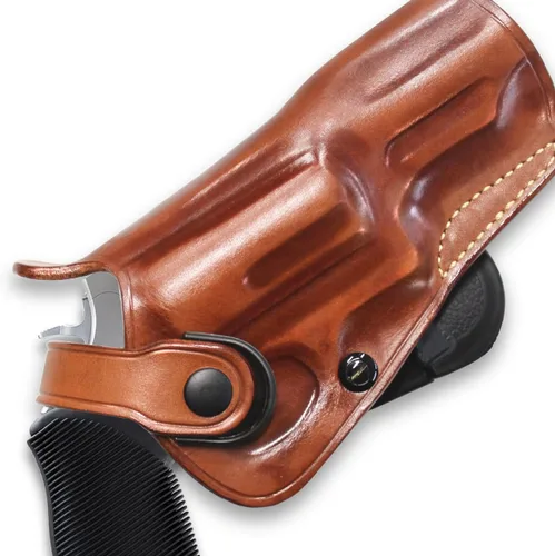 Miniatura 3 de Masc OWB - Funda de cuero con correa de retención, se adapta al modelo 2-441031T, 2-441039T, 2-441031MAG, 2-441039MAG Judge 4510 Marco de acero