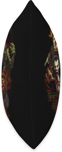Miniatura 2 de Halloween Horror Nights HHN - Almohada universal de monstruos, 16 x 16, multicolor