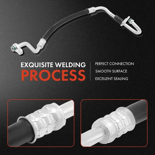 Miniatura 5 de A-Premium Conjunto de manguera de línea de descarga de A/C compatible con Mitsubishi Outlander, 2014 2015 2016 2017 2018, 2.4L, compresor a