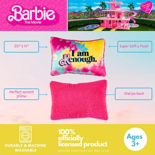 Miniatura 3 de Franco Barbie Movie Luxe - Almohada decorativa de sherpa de felpa súper suave de 20 pulgadas (producto oficial)