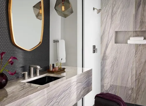 Miniatura 6 de Moen Genta LX - Toallero moderno para cocina o baño, 6.8 pulgadas, níquel cepillado, BH3886BN