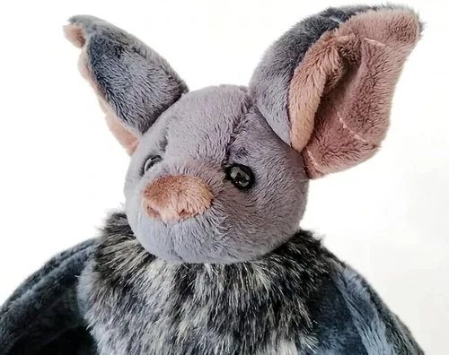 Miniatura 3 de Enivtfz Juguetes de Peluche de Murciélago Grande de 12", Animal de Peluche Murciélago Gótico Espeluznante Murciélagos Realistas Muñeco de Peluche