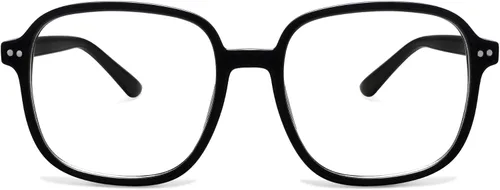 SOJOS Square Blue Light Blocking Glasses Oversized for Women TR90 Frame Filter SJ5081
