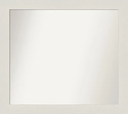 Miniatura 90 de Amanti Art Espejo de baño blanco para sobre el fregadero, 24 x 24 pulgadas, hecho a medida, espejo de tocador cuadrado blanco estrecho, marco