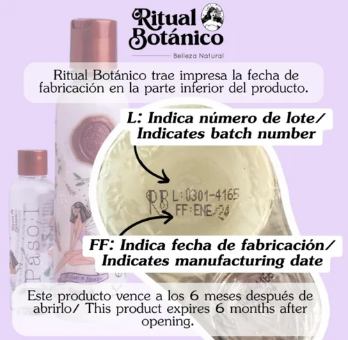 Miniatura 4 de RITUAL BOTANICO Keratina Organica 250 ML - 12 Aceites Naturales y Aminoácidos que aportan brillo, sedosidad y nutrición. Keratina para alisar