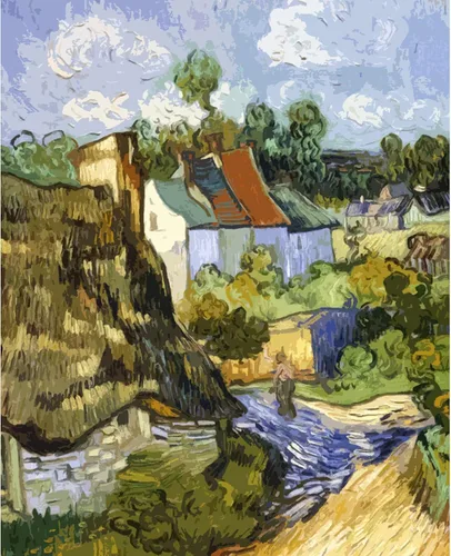 Miniatura 13 de Serie de Obras Maestras de Vincent Van Gogh Pintura por Números para Adultos de Tucocoo, Kits de Pintura por Números DIY para Adultos Principiantes