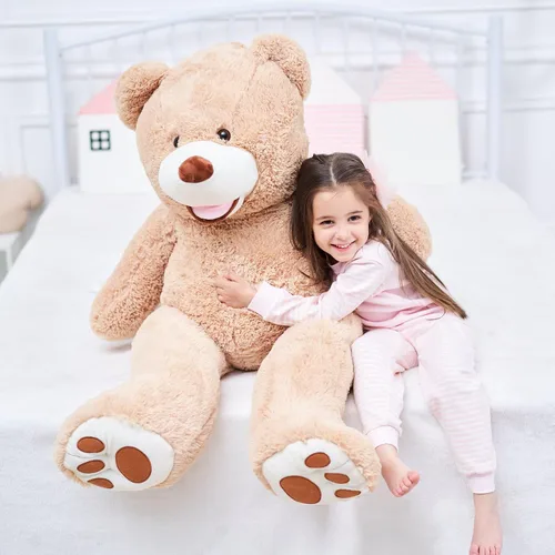 Miniatura 4 de IKASA - Peluche gigante, oso de peluche gigante Marrón