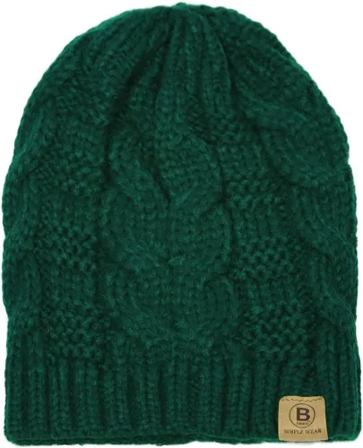 Miniatura 2 de BASICO Gorro de invierno para mujer, gorro de pescador de punto holgado para hombre