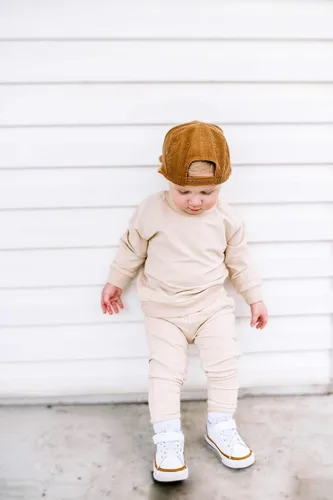 Miniatura 4 de Hoanselay Conjunto de sudadera de manga larga con capucha y pantalones de otoño e invierno para bebé niño