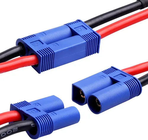 Miniatura 6 de 20 pares EC5 bala banana conector hembra macho 0.197 in bala oro conector para RC ESC LIPO batería