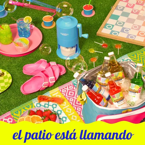 Miniatura 4 de Hawaiian Shaved Ice, Máquina Trituradora de Hielo y Paquete de Jarabes para Fiesta , Blanco