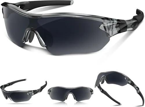 Miniatura 21 de Gafas de sol deportivas polarizadas para hombres y mujeres, jóvenes, béisbol, correr, pesca, tenis, golf, ciclismo, conducción, motor TAC UV400 TR90