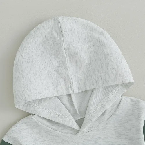 Miniatura 12 de Conjunto de ropa de otoño e invierno para bebé y niño, sudadera larga con capucha y pantalones para niños pequeños, 6, 12, 18, 24 meses, 2T