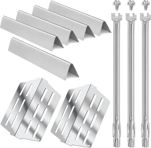 Miniatura 11 de GasSaf Barra aromatizadora 7620, 7622 de repuesto de deflectores de calor para Weber 7621 65505 Genesis 300 Series E310 E320 E330 S310 S320 S330