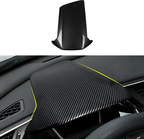 Miniatura 27 de Calcomanías de panel de consola central de aire acondicionado para Honda Civic 2016-2021, accesorios de 10ª generación, calcomanías de fibra
