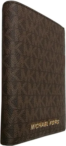Miniatura 3 de Michael Kors Jet Set - Funda para pasaporte de viaje de PVC 2019 Marrón Cartera de viaje