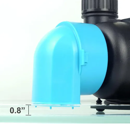 Miniatura 7 de Bomba de retorno para acuario de 660 GPH con controlador de pantalla LCD, bomba de acuario DC 24V 25W para acuario de agua salada y agua dulce
