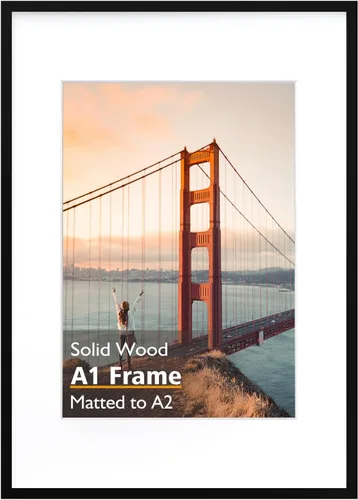 Miniatura 95 de KINLINK 3.5x5 Picture Frame, Ash Black Solid Wood Frame with Plexiglass for Table Top and Wall Mounting, Photo Frame for Horizontal or Vertical