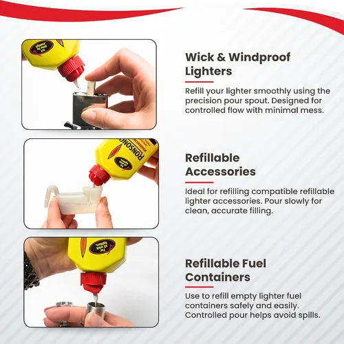 Miniatura 6 de Ronson 99062 - Combustible para encendedor Ronsonol de 8 onzas