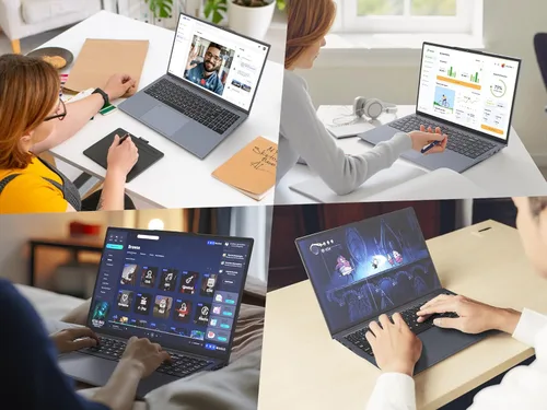 Miniatura 7 de KurieTim Laptop FHD de 16 pulgadas para empresas: Intel i7-13620H (10C/16T, hasta 4.9GHz), 32 GB de RAM, 1 TB NVMe SSD Windows 11 Pro, portátiles
