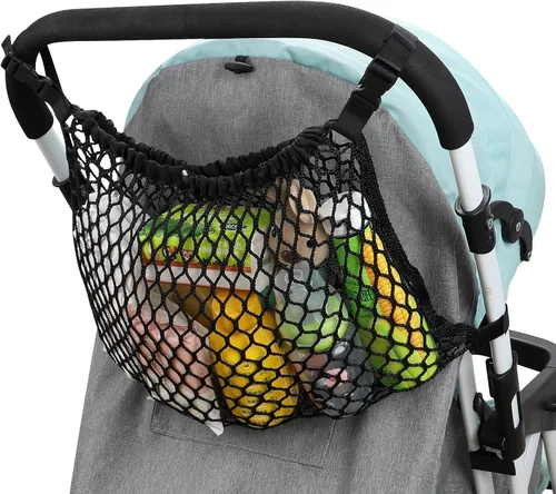 Accmor Organizador universal para cochecito, bolsa de malla de red de poliéster para Uppababy, Nuna, Britax, Doona, cochecitos, antideslizante,