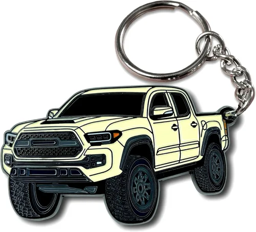 Llavero Tacoma – Accesorios Tacoma 2016-2022 mods 2023 2024 Cool Key Chain Fob Cover 3ª generación Toy Truck Quicksand