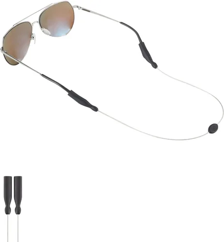 Correa para lentes – Correa para lentes de sol, retenedor de gafas, sin alambre de cola, correas para gafas, para hombres, mujeres y niños (1 1