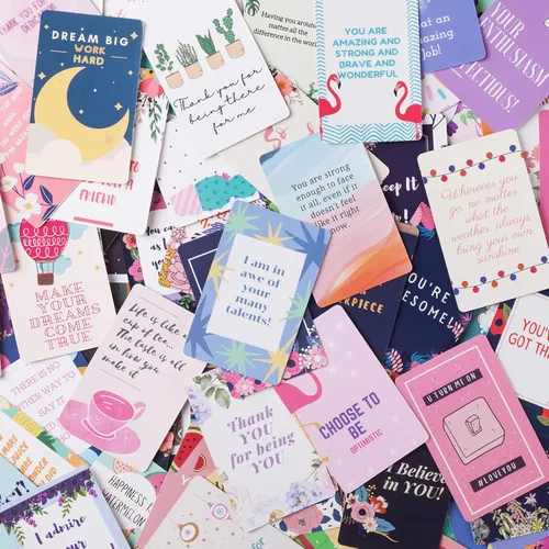 Miniatura 8 de Mr. Pen Tarjetas de aliento - 100 piezas, citas inspiradoras y motivacionales, tarjetas de bondad
