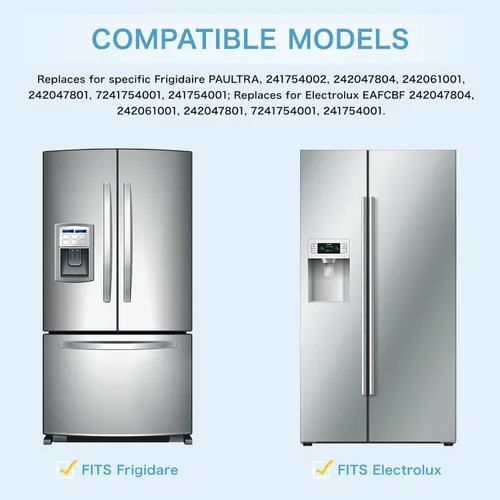 Miniatura 4 de Filtro de aire de repuesto para refrigerador Frigidaire PAULTRA Pure Air Ultra, compatible con Electrolux EAFCBF, Kenmore, refresca tu refrigerador