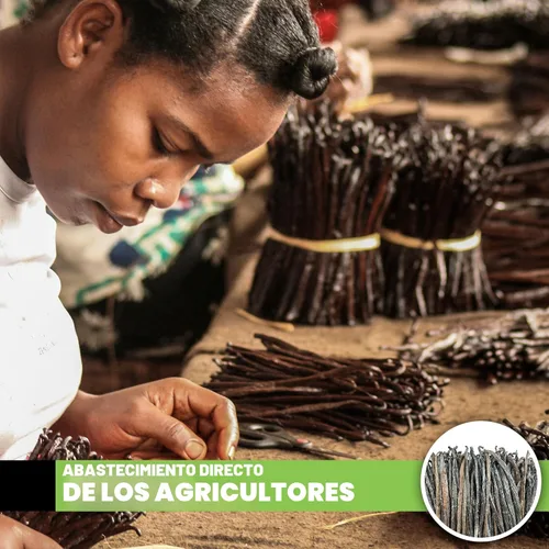 Miniatura 5 de 55 Vainas de vainilla de Madagascar orgánicas de grado exclusivo B para extracto 4" - 5" por FITNCLEAN VANILLA Cápsulas secas enteras de Bourbon