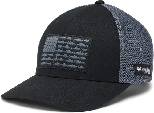Miniatura 3 de Columbia PFG - Gorra de malla con bandera de pez alta