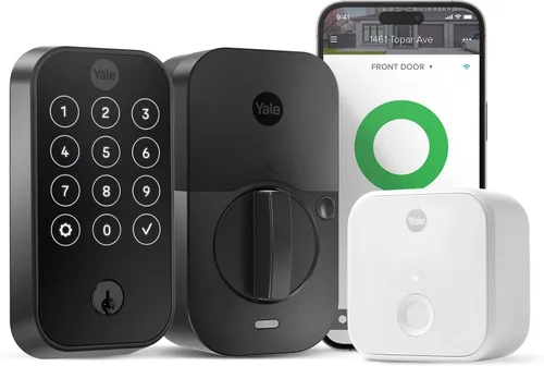 Miniatura 27 de Yale Assure Lock 2 con Wi-Fi – Cerradura inteligente de níquel satinado para puerta delantera con teclado, control de aplicaciones, llave
