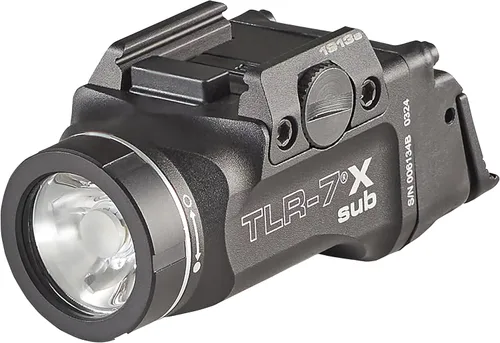 Miniatura 10 de Streamlight 69402 TLR-7 X sub - Luz táctica para armas de 500 lúmenes, diseñada exclusiva y únicamente para pistolas subcompactas selectas con riel