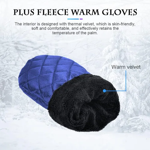 Miniatura 4 de Fekey&JF - Guante raspador de hielo para coche, removedor de nieve impermeable, guantes raspadores de nieve con acolchado cálido y agarre cómodo