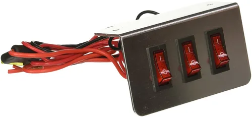Miniatura 4 de Buyers Products 6391001 - Panel de interruptor iluminado, color plateado